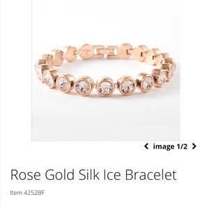 Touchstone Rose Gold Silk Ice Bracelet